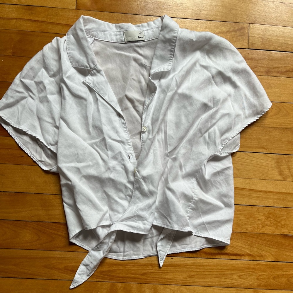 Aritzia White Button Up
